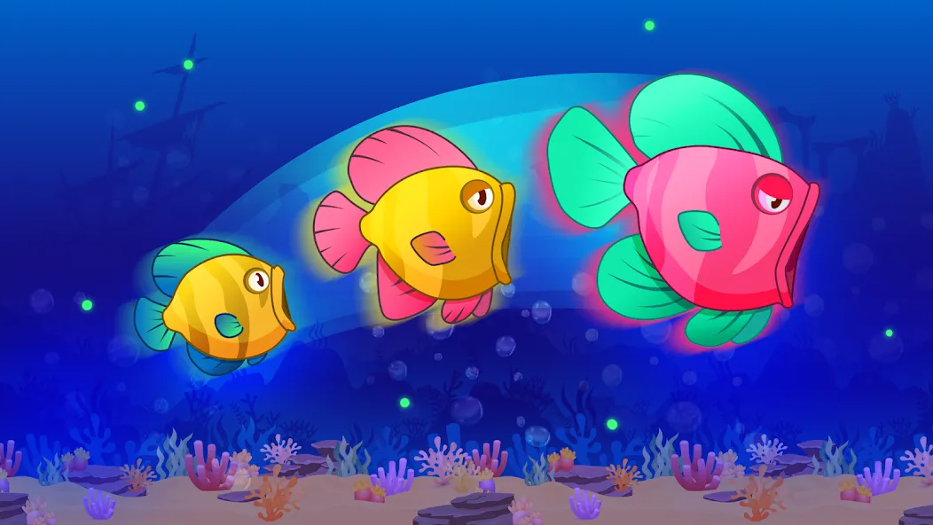 Взлом Eat Fish.IO : Fish Battle  [МОД Mega Pack] — полная версия apk на Андроид screen 2