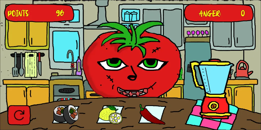 Взлом Mr Hungry Tomato (Мистер Голодный Помидор)  [МОД Меню] — стабильная версия apk на Андроид screen 2