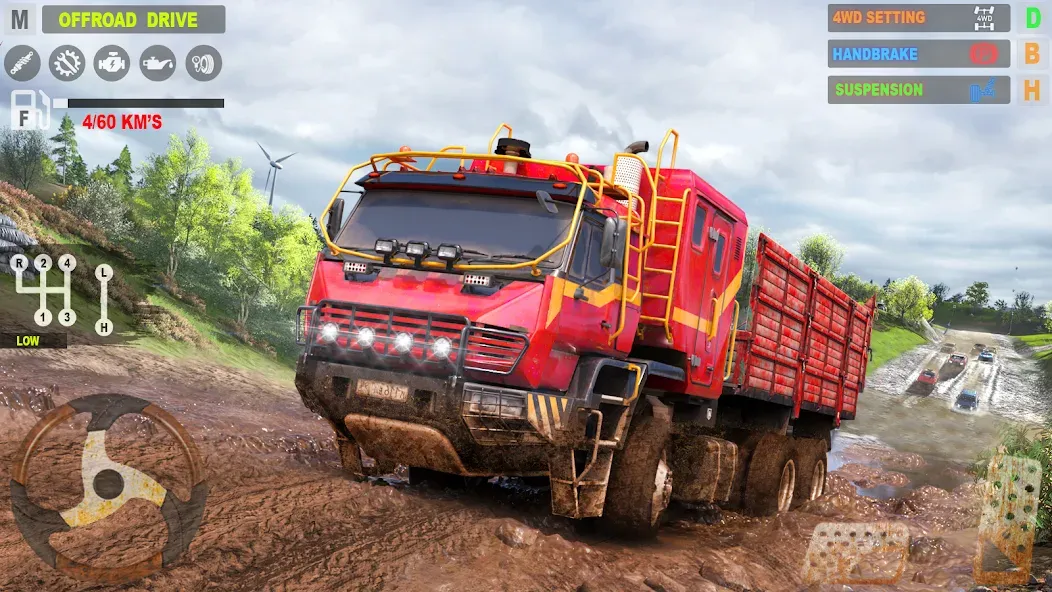 Скачать взломанную Offroad Mudrunner Games 3D  [МОД Mega Pack] — последняя версия apk на Андроид screen 4