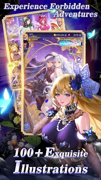 Взломанная Idle Angels: Goddess' Warfare (Айдл Энджелс)  [МОД Unlimited Money] — последняя версия apk на Андроид screen 2