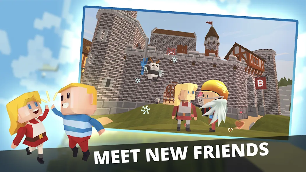 Взломанная Kogama Friends (Когама Френдс)  [МОД Меню] — последняя версия apk на Андроид screen 5