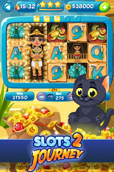 Скачать взлом Slots Journey 2: Vegas Casino  [МОД Бесконечные деньги] — стабильная версия apk на Андроид screen 1