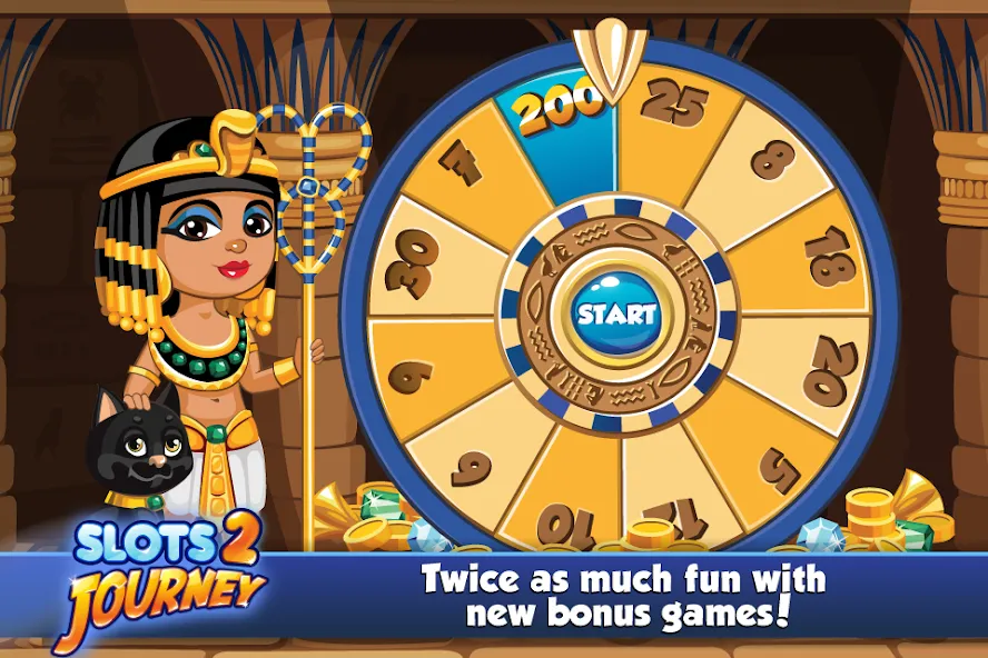 Скачать взлом Slots Journey 2: Vegas Casino  [МОД Бесконечные деньги] — стабильная версия apk на Андроид screen 5