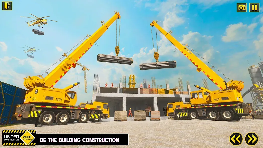 Скачать взломанную Excavator Simulator Crane Game (Экскаватор Симулятор Кран Игра)  [МОД Menu] — стабильная версия apk на Андроид screen 4