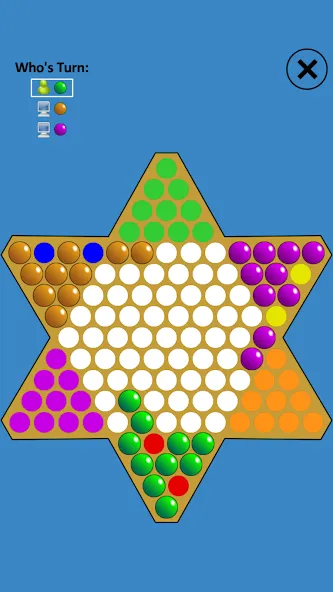 Взломанная Chinese Checkers Touch (Китайские шашки Тач)  [МОД Menu] — полная версия apk на Андроид screen 2