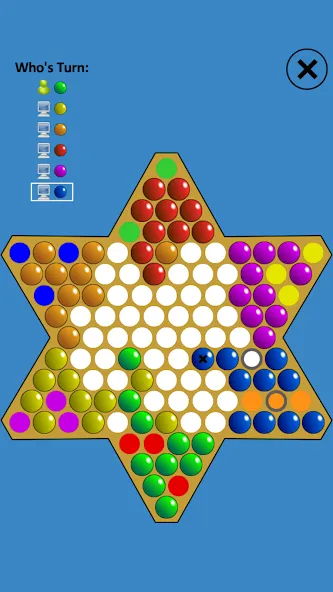 Взломанная Chinese Checkers Touch (Китайские шашки Тач)  [МОД Menu] — полная версия apk на Андроид screen 3