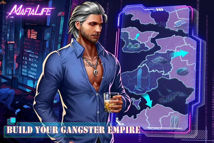 Взломанная Mafia Life: Underworld (Мафия Лайф)  [МОД Все открыто] — полная версия apk на Андроид screen 1