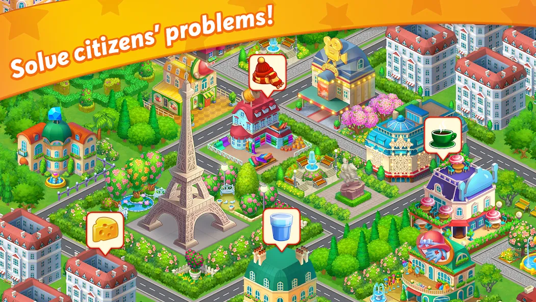 Взлом Paris: City Adventure (Париж)  [МОД Бесконечные монеты] — последняя версия apk на Андроид screen 2