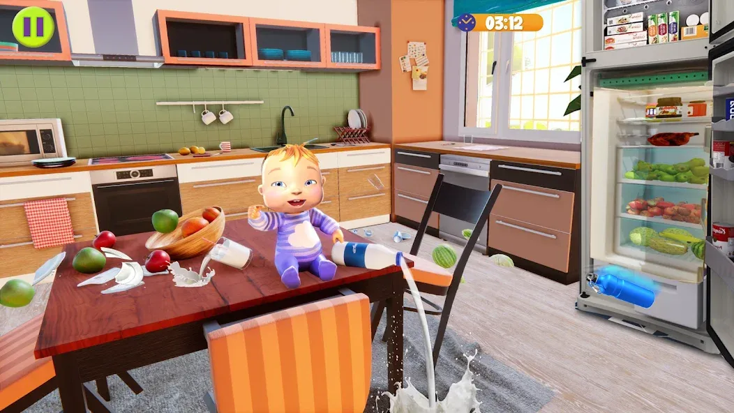 Скачать взлом Virtual Baby Mother Simulator  [МОД Бесконечные деньги] — стабильная версия apk на Андроид screen 2