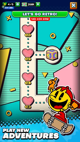 Взломанная PAC-MAN (ПАК)  [МОД Бесконечные монеты] — полная версия apk на Андроид screen 2