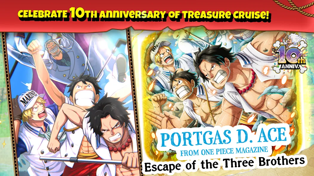 Скачать взломанную ONE PIECE TREASURE CRUISE (Ван Пис Треже Круз    )  [МОД Все открыто] — последняя версия apk на Андроид screen 3