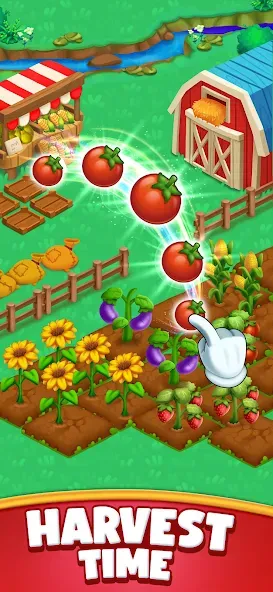 Взлом Farm Blast — Merge & Pop  [МОД Все открыто] — стабильная версия apk на Андроид screen 5