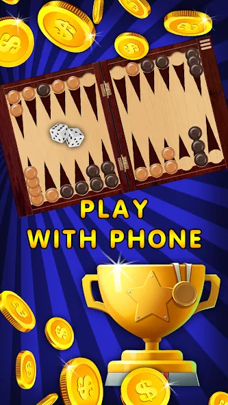 Скачать взломанную Backgammon Nard offline online  [МОД Все открыто] — полная версия apk на Андроид screen 4