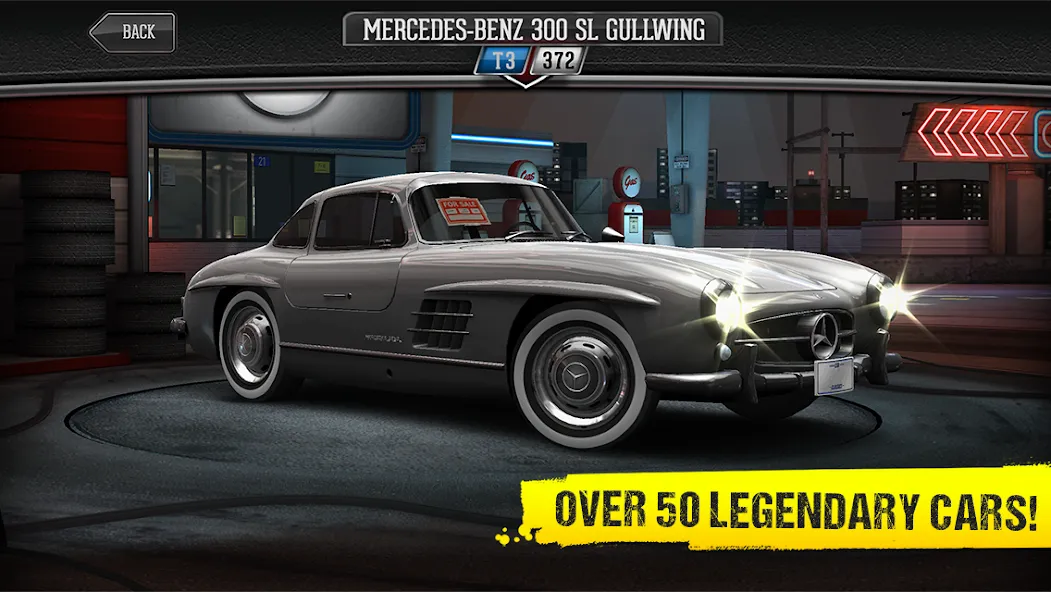 Взломанная CSR Classics (Си Эс Эр Классики)  [МОД Бесконечные деньги] — полная версия apk на Андроид screen 4