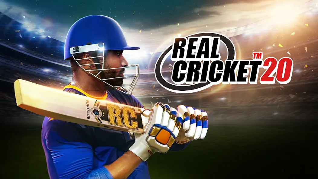 Скачать взломанную Real Cricket™ 20 (Риал Крикет 20)  [МОД Все открыто] — полная версия apk на Андроид screen 1