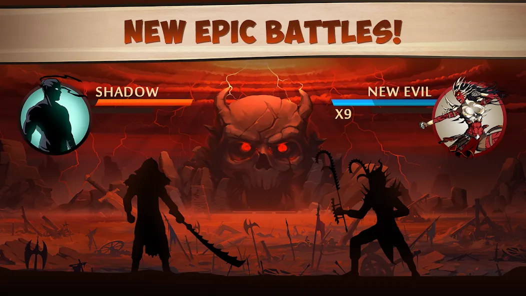 Скачать взломанную Shadow Fight 2 (Шэдоу Файт 2)  [МОД Unlocked] — стабильная версия apk на Андроид screen 1