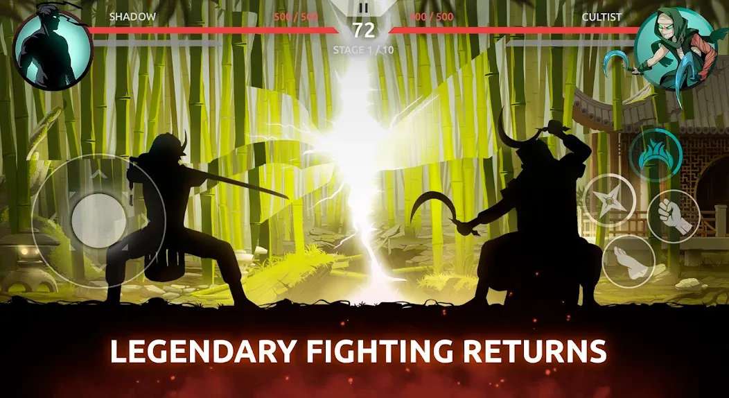 Скачать взлом Shades: Shadow Fight Roguelike (Шейдс)  [МОД Unlocked] — последняя версия apk на Андроид screen 1