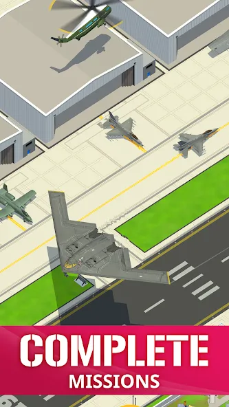 Скачать взлом Idle Air Force Base (Айдл Эйр Форс Базе)  [МОД Menu] — последняя версия apk на Андроид screen 5