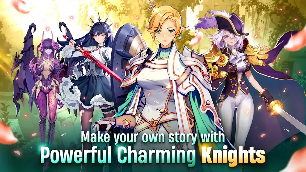 Скачать взломанную Master of Knights- Tactics RPG (Мастер оф Найтс)  [МОД Unlocked] — последняя версия apk на Андроид screen 5