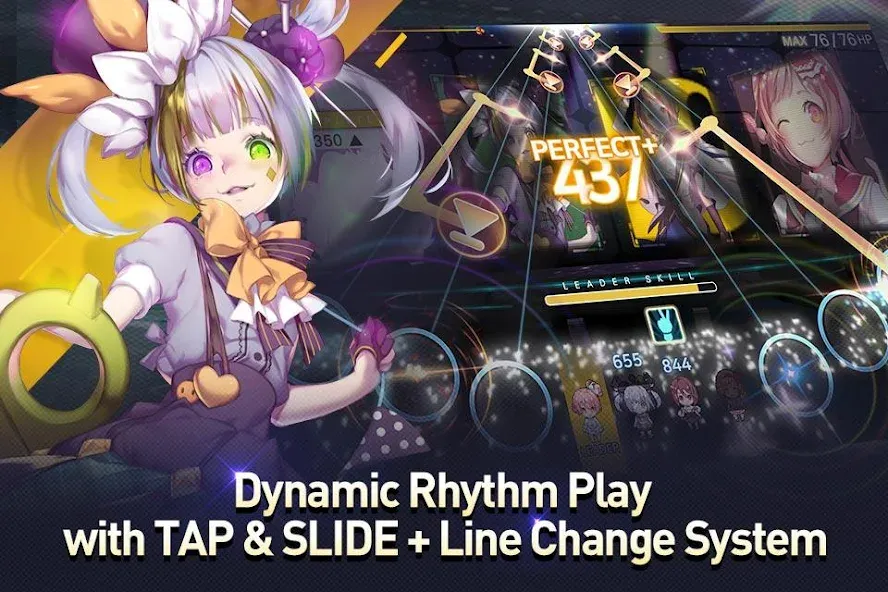 Скачать взлом TAPSONIC TOP -Music Grand prix (Тапсоник Топ)  [МОД Unlocked] — полная версия apk на Андроид screen 1