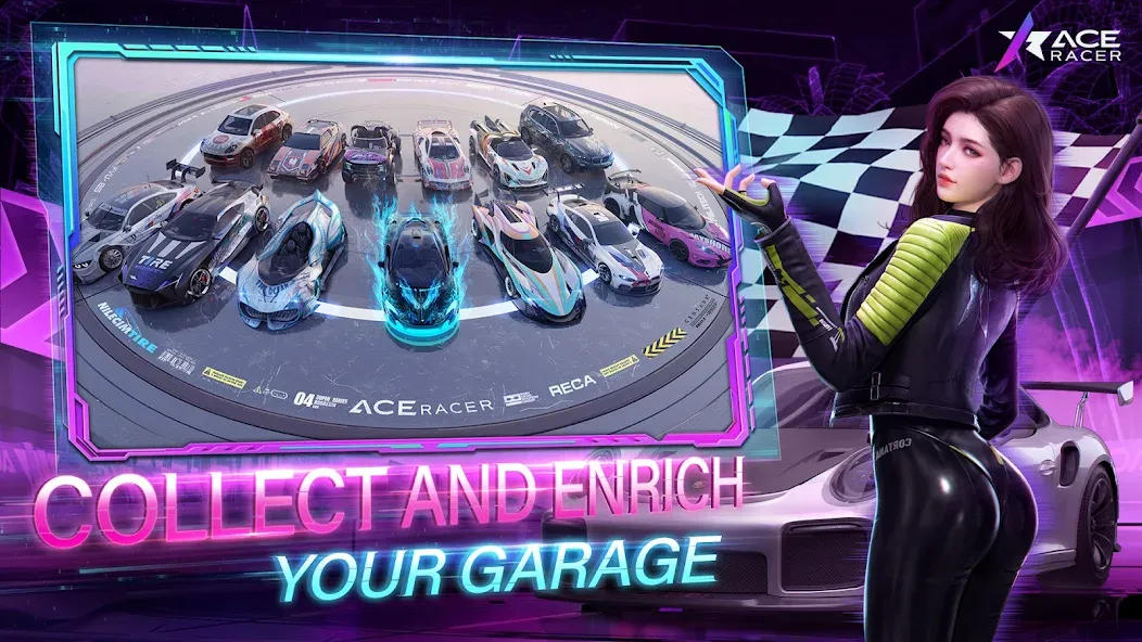 Скачать взлом Ace Racer (Эйс Рейсер)  [МОД Unlocked] — последняя версия apk на Андроид screen 2