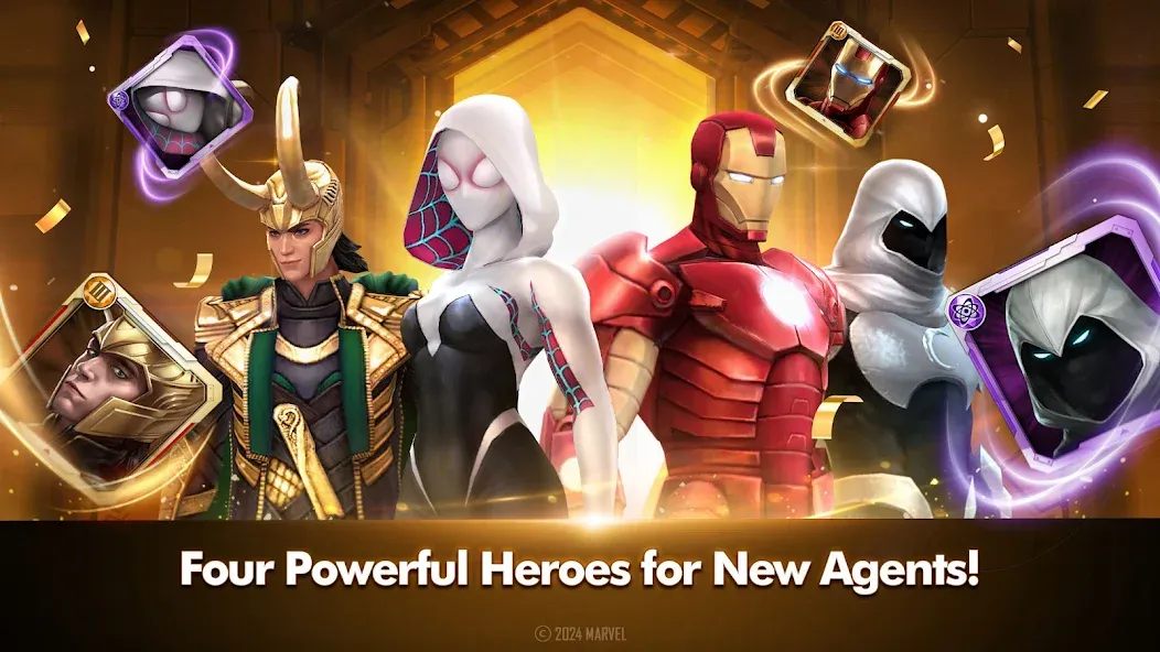 Взломанная MARVEL Future Fight (МАРВЕЛ Фьючер Файт)  [МОД Меню] — последняя версия apk на Андроид screen 1