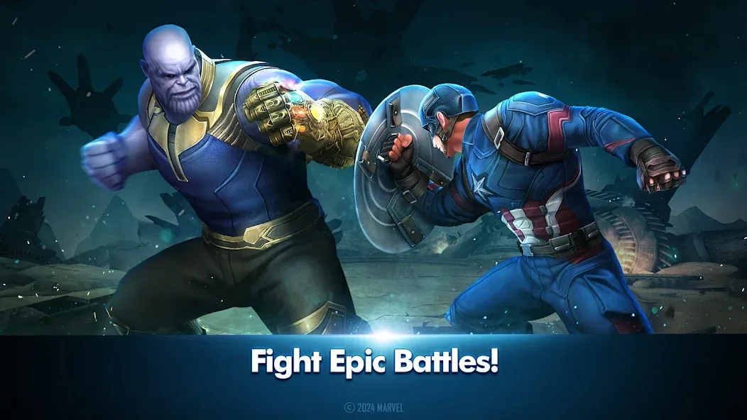 Взломанная MARVEL Future Fight (МАРВЕЛ Фьючер Файт)  [МОД Меню] — последняя версия apk на Андроид screen 3