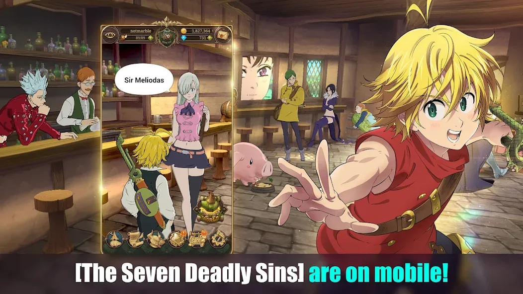 Взлом The Seven Deadly Sins (Девять смертных грехов)  [МОД Все открыто] — последняя версия apk на Андроид screen 1