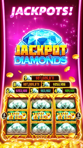 Скачать взлом Treasure Slots — Vegas Slots &  [МОД Unlocked] — полная версия apk на Андроид screen 2