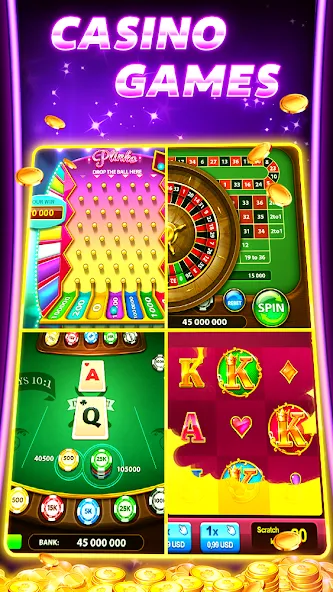 Скачать взлом Treasure Slots — Vegas Slots &  [МОД Unlocked] — полная версия apk на Андроид screen 3