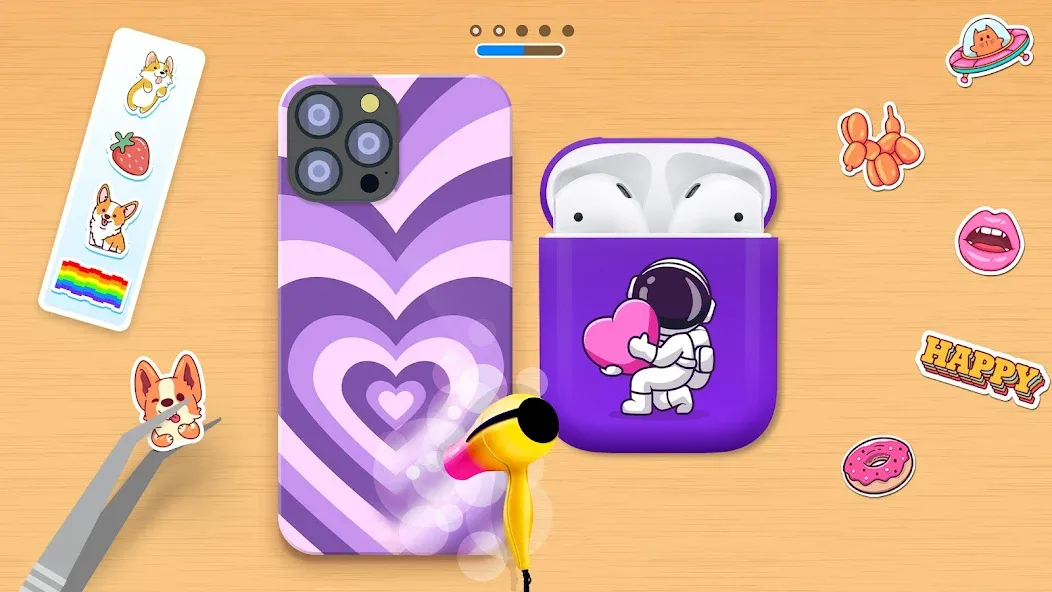 Скачать взломанную Phone Case DIY  [МОД Все открыто] — стабильная версия apk на Андроид screen 3