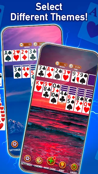 Взлом Solitaire: Classic Card Game (Клондайк Солитер)  [МОД Много денег] — стабильная версия apk на Андроид screen 4