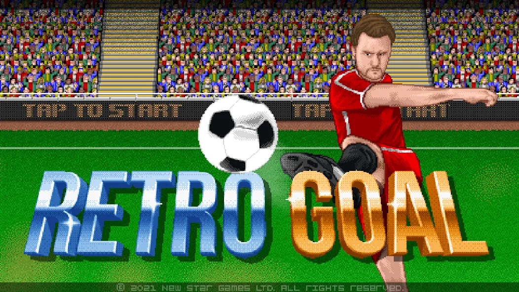 Взломанная Retro Goal (Ретро Гол)  [МОД Бесконечные деньги] — полная версия apk на Андроид screen 1