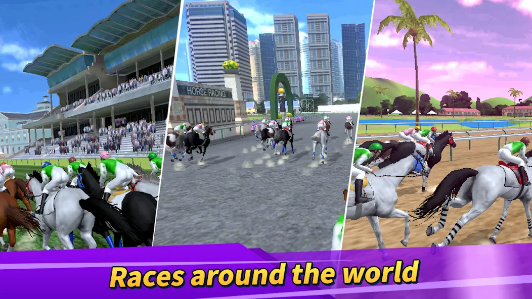 Скачать взлом Derby Life : Horse racing (Дерби Лайф)  [МОД Mega Pack] — последняя версия apk на Андроид screen 1