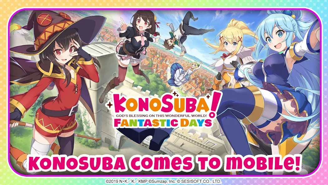 Скачать взломанную KonoSuba: Fantastic Days (Коносуба)  [МОД Unlocked] — стабильная версия apk на Андроид screen 1