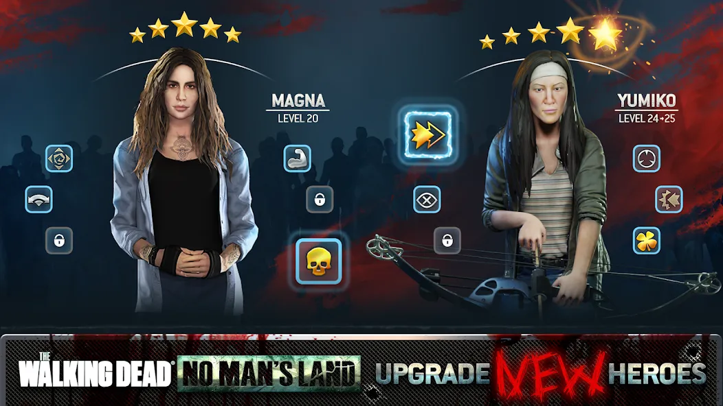 Взлом The Walking Dead No Man's Land  [МОД Menu] — полная версия apk на Андроид screen 2