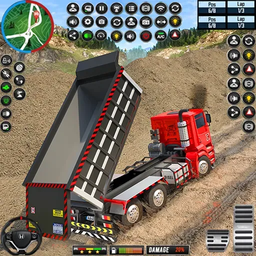 Взлом Cargo Truck Driving Truck Game (Ойл трек геймс симулятор 3D)  [МОД Бесконечные монеты] — полная версия apk на Андроид screen 1