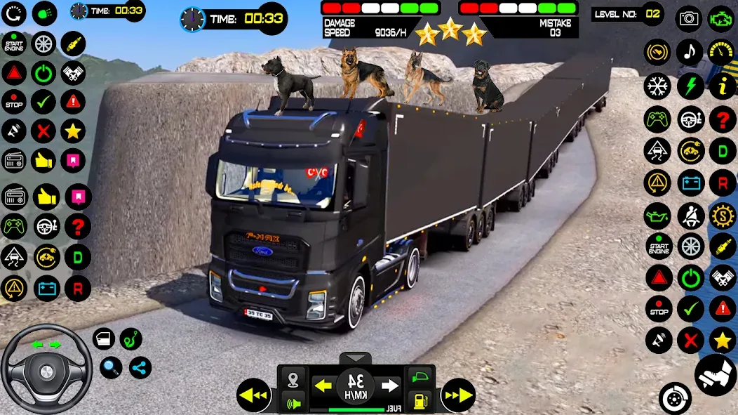 Взлом Cargo Truck Driving Truck Game (Ойл трек геймс симулятор 3D)  [МОД Бесконечные монеты] — полная версия apk на Андроид screen 2