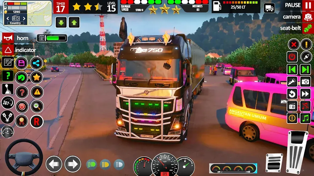 Взлом Cargo Truck Driving Truck Game (Ойл трек геймс симулятор 3D)  [МОД Бесконечные монеты] — полная версия apk на Андроид screen 5