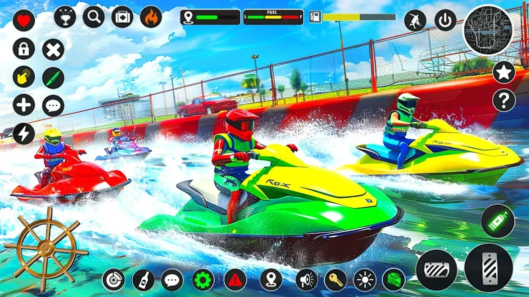 Взлом Jetski Boat Racing: Boat Games (Джетски Гонки на лодках)  [МОД Mega Pack] — полная версия apk на Андроид screen 2