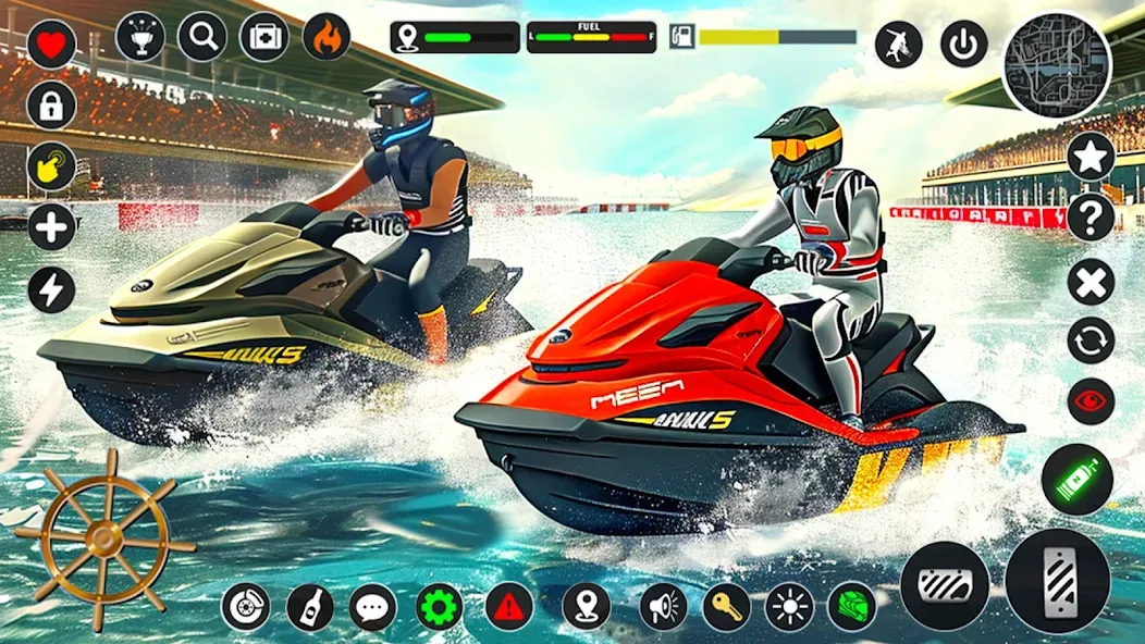 Взлом Jetski Boat Racing: Boat Games (Джетски Гонки на лодках)  [МОД Mega Pack] — полная версия apk на Андроид screen 3