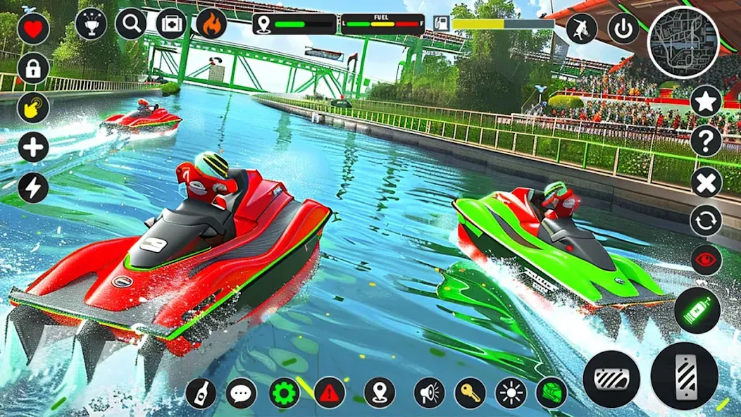 Взлом Jetski Boat Racing: Boat Games (Джетски Гонки на лодках)  [МОД Mega Pack] — полная версия apk на Андроид screen 4