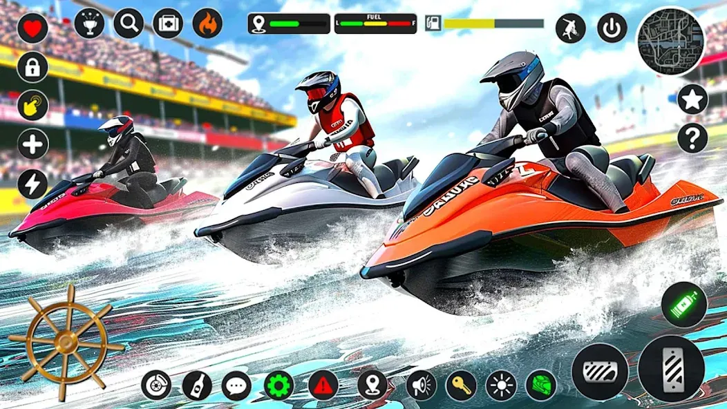 Взлом Jetski Boat Racing: Boat Games (Джетски Гонки на лодках)  [МОД Mega Pack] — полная версия apk на Андроид screen 5