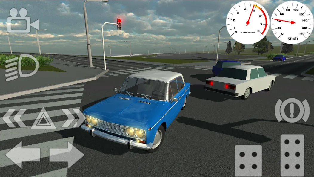 Скачать взлом Russian Classic Car Simulator (Русский Классический Автосимулятор)  [МОД Mega Pack] — стабильная версия apk на Андроид screen 4