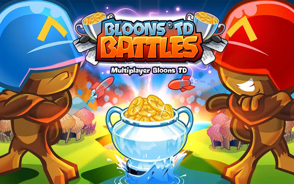 Взломанная Bloons TD Battles (Блунс ТД Батлз)  [МОД Unlimited Money] — стабильная версия apk на Андроид screen 1