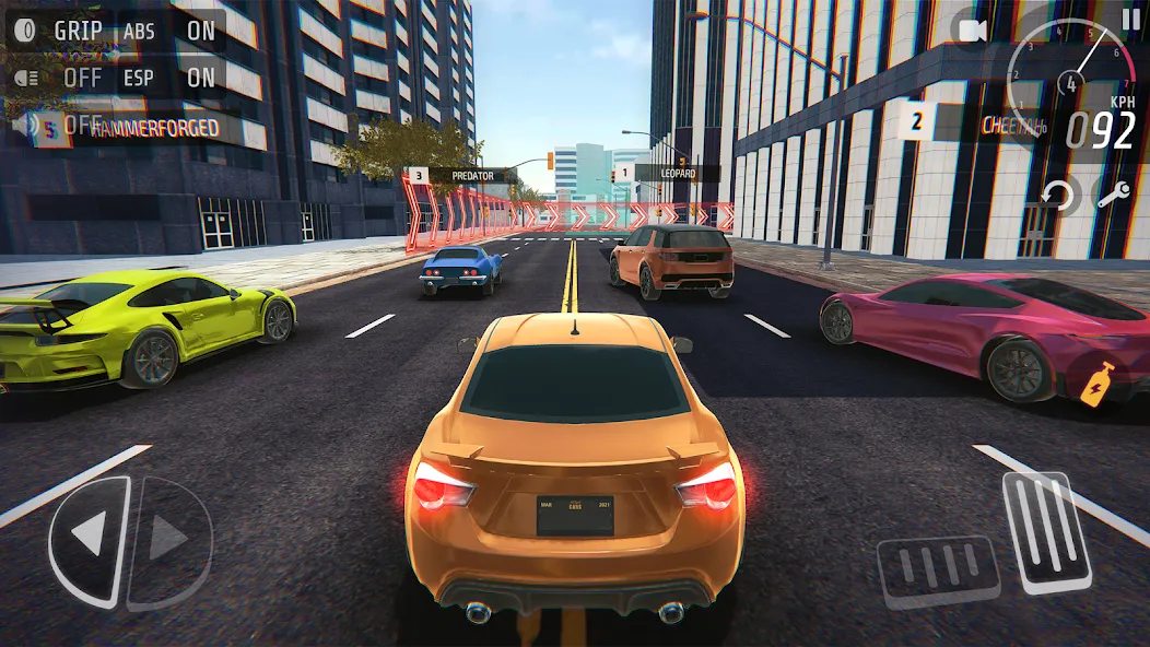 Скачать взломанную Nitro Speed car racing games (Нитро Спид)  [МОД Mega Pack] — полная версия apk на Андроид screen 1