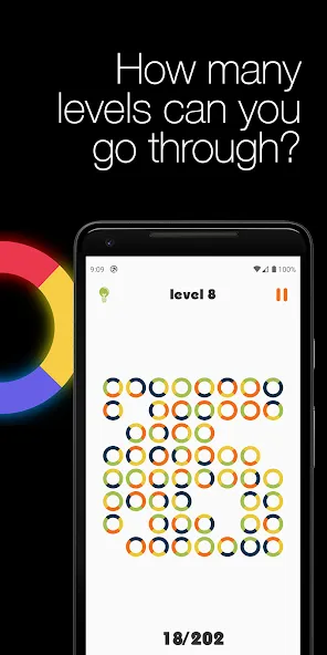 Скачать взлом Logic circles. Puzzle game.  [МОД Все открыто] — стабильная версия apk на Андроид screen 4