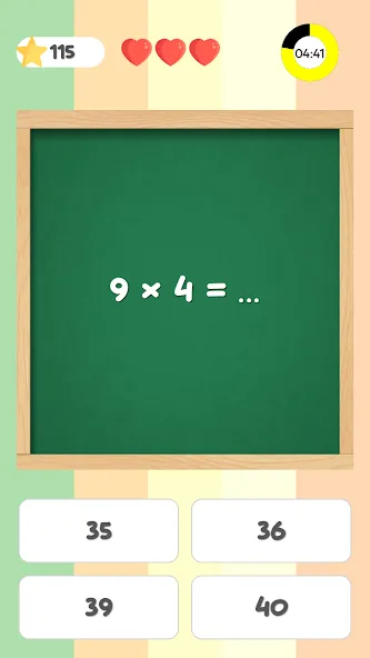 Скачать взлом Math Quiz  [МОД Бесконечные деньги] — стабильная версия apk на Андроид screen 4