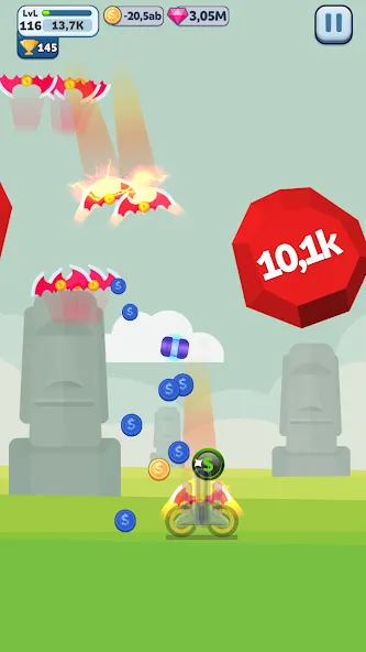 Скачать взлом Ball Blast Cannon blitz mania (Балл Бласт Кэннон блиц мания)  [МОД Mega Pack] — полная версия apk на Андроид screen 3