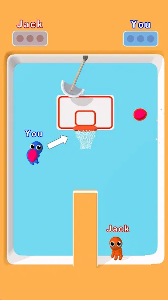 Скачать взломанную Basket Battle (БаскетБатл)  [МОД Много денег] — полная версия apk на Андроид screen 4